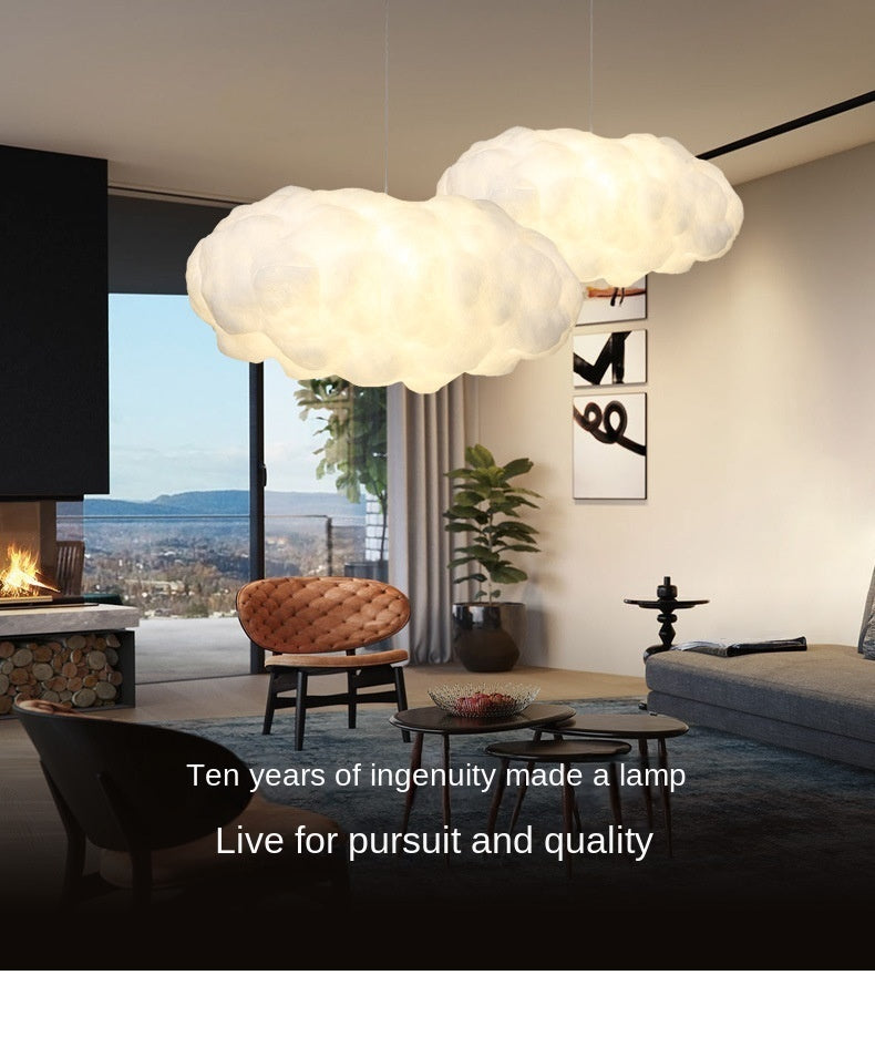Cotton White Cloud Chandelier (40 cm)