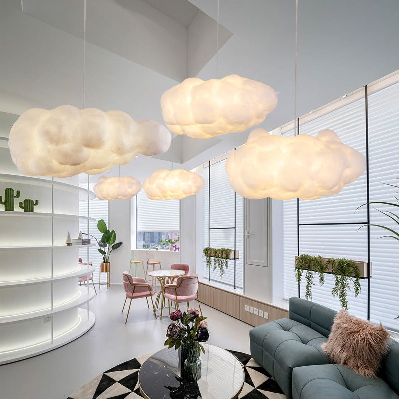 Cotton White Cloud Chandelier (40 cm)
