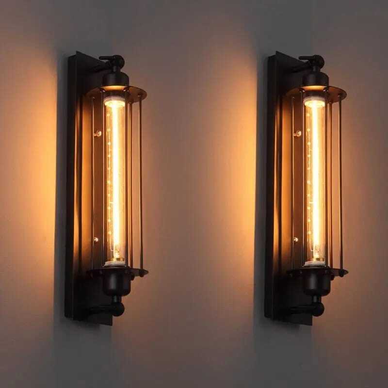 Iron Flute Wall Lamp