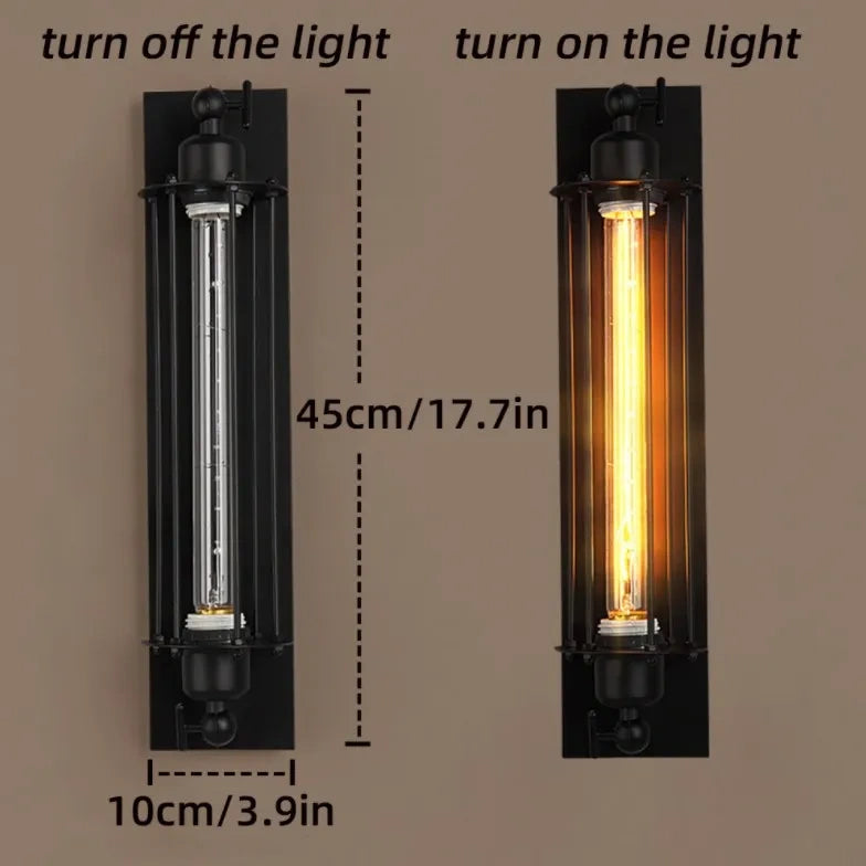 Iron Flute Wall Lamp