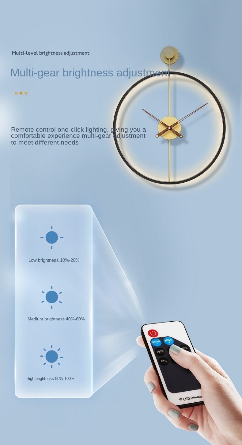 Luminous Wall Clock