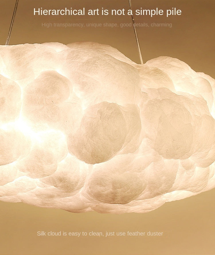 Cotton White Cloud Chandelier (40 cm)